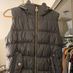 Michael Kors Grey Puffer Vest